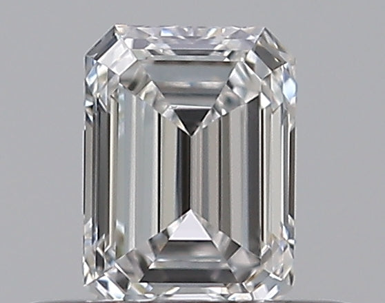 0.3 Carat Emerald Natural Diamond with  Cut Diamond in 14KT  view 1
