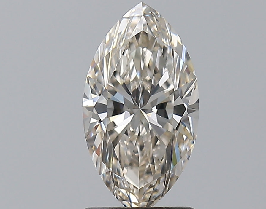 1.51 Carat Marquise Natural Diamond with  Cut Diamond in 14KT  view 1
