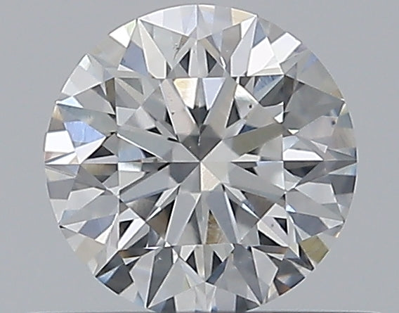 0.5 Carat Round Natural Diamond with  Cut Diamond in 14KT  view 1
