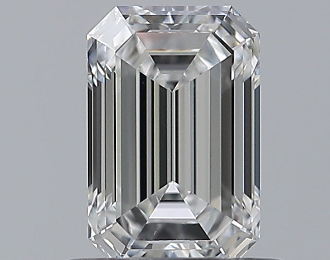 0.75 Carat Emerald Natural Diamond with  Cut Diamond in 14KT  view 1
