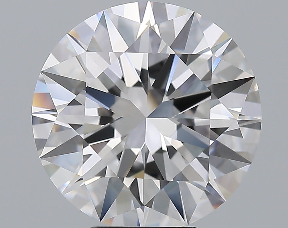 6.0 Carat Round Natural Diamond with  Cut Diamond in 14KT  view 1
