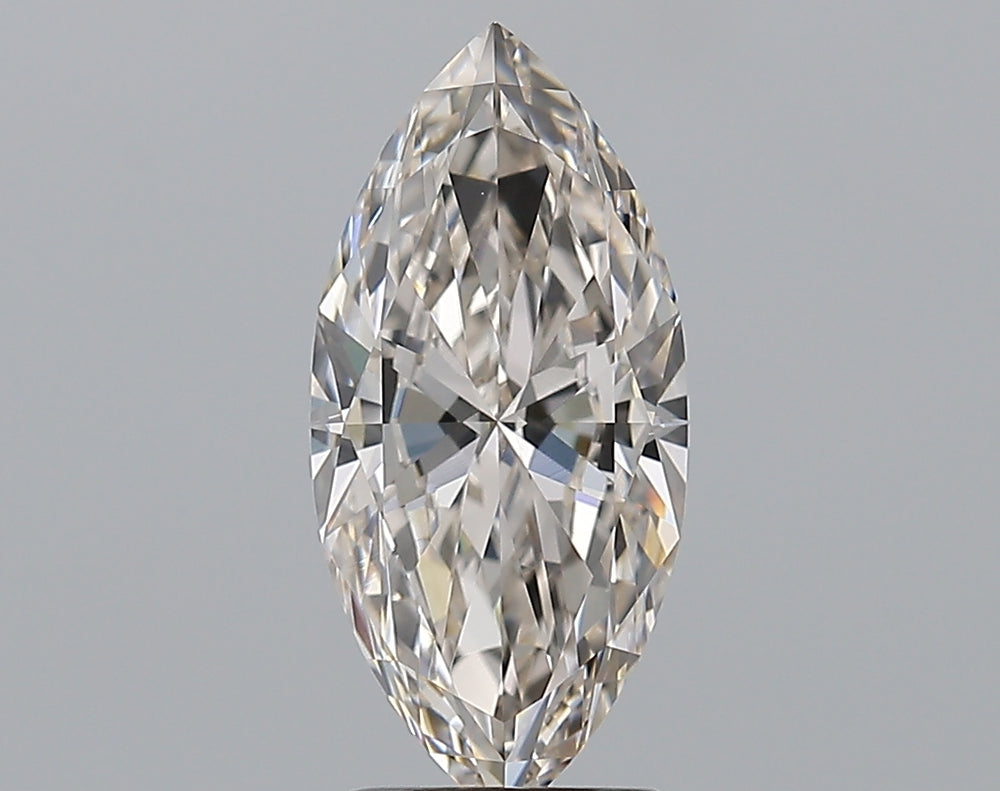 2.01 Carat Marquise Natural Diamond with  Cut Diamond in 14KT  view 1
