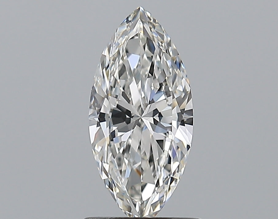 1.01 Carat Marquise Natural Diamond with  Cut Diamond in 14KT  view 1
