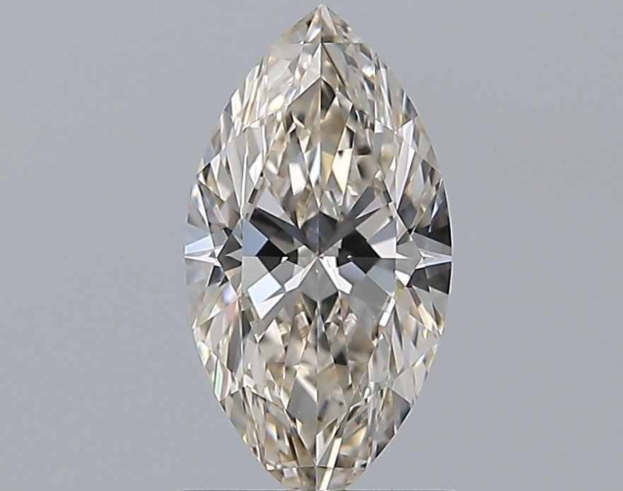 1.2 Carat Marquise Natural Diamond with  Cut Diamond in 14KT  view 1
