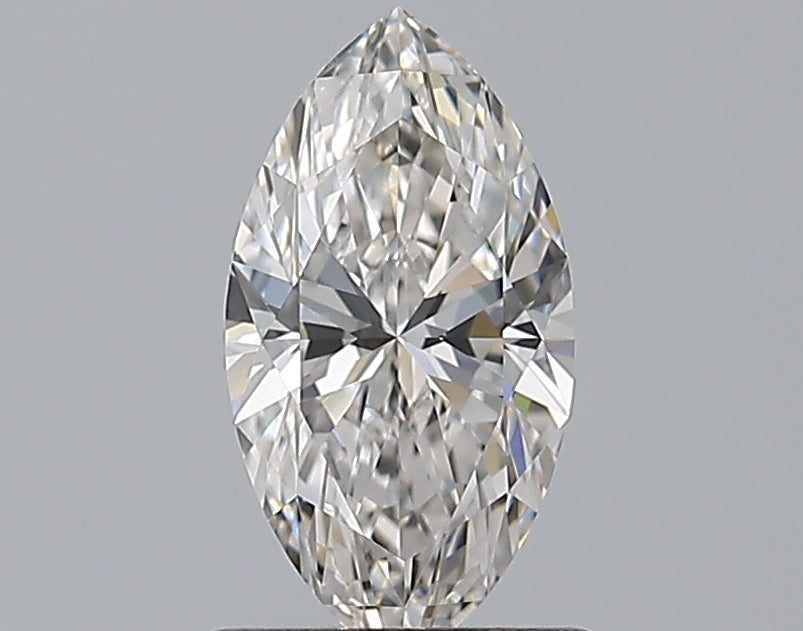 1.01 Carat Marquise Natural Diamond with  Cut Diamond in 14KT  view 1
