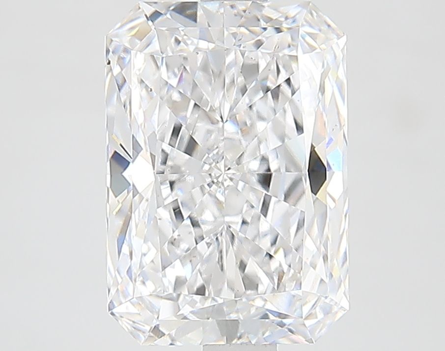 3.16 Carat Radiant Lab Diamond with  Cut Diamond in 14KT  view 1
