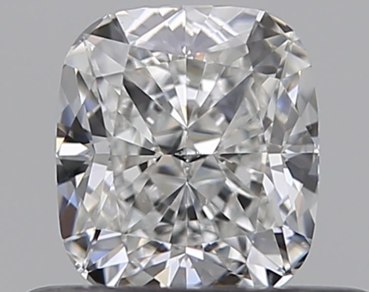 0.5 Carat Cushion Natural Diamond with  Cut Diamond in 14KT  view 1
