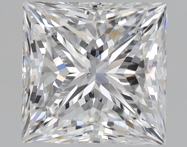 1.2 Carat Princess Natural Diamond with  Cut Diamond in 14KT  view 1
