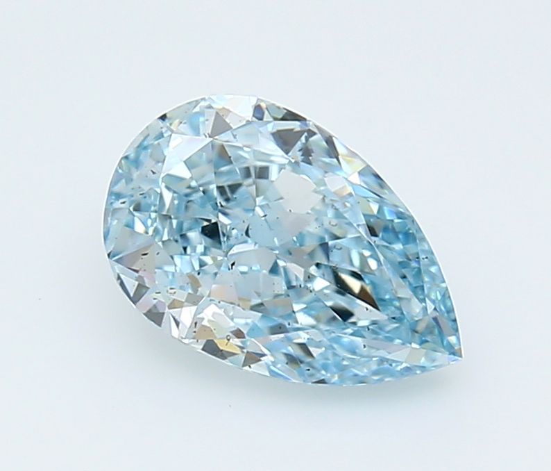 1.6 Carat Pear Lab Diamond with  Cut Diamond in 14KT  view 1
