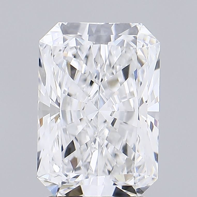 2.16 Carat Radiant Lab Diamond with  Cut Diamond in 14KT  view 1
