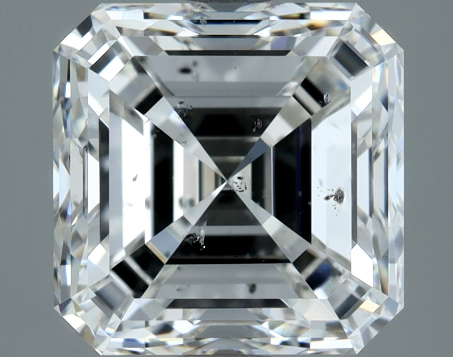 2.51 Carat Emerald Natural Diamond with  Cut Diamond in 14KT  view 1
