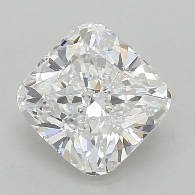 2.51 Carat Cushion Lab Diamond with  Cut Diamond in 14KT  view 1
