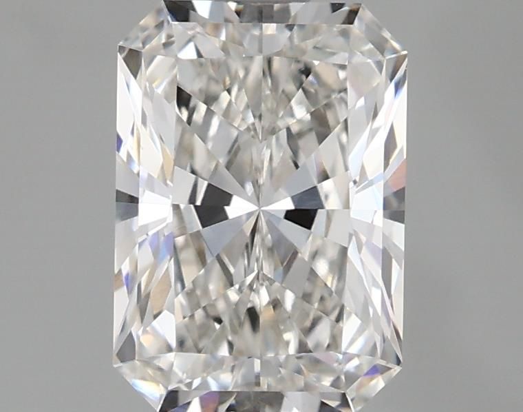 1.98 Carat Radiant Lab Diamond with  Cut Diamond in 14KT  view 1
