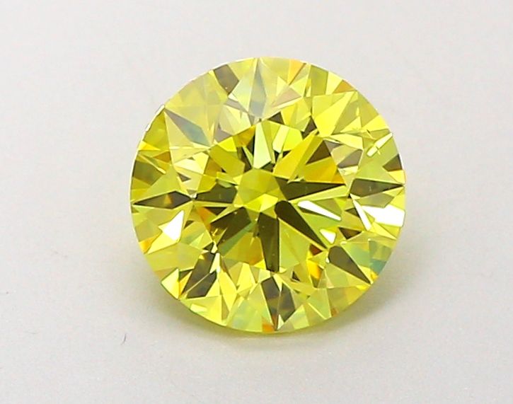 1.5 Carat Round Lab Diamond with  Cut Diamond in 14KT  view 1
