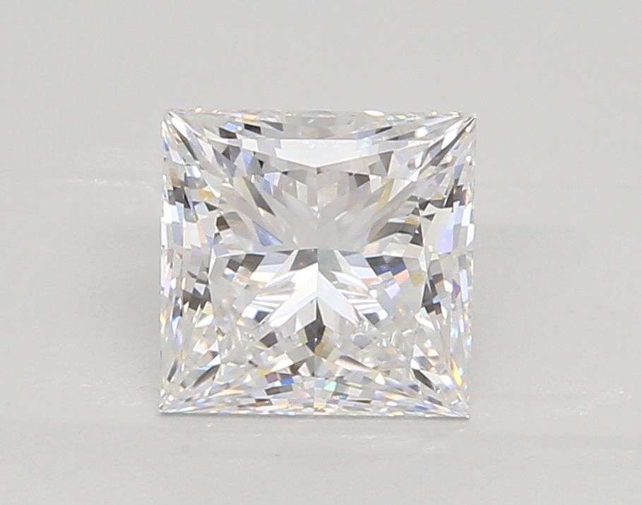 2.02 Carat Princess Lab Diamond with  Cut Diamond in 14KT  view 1
