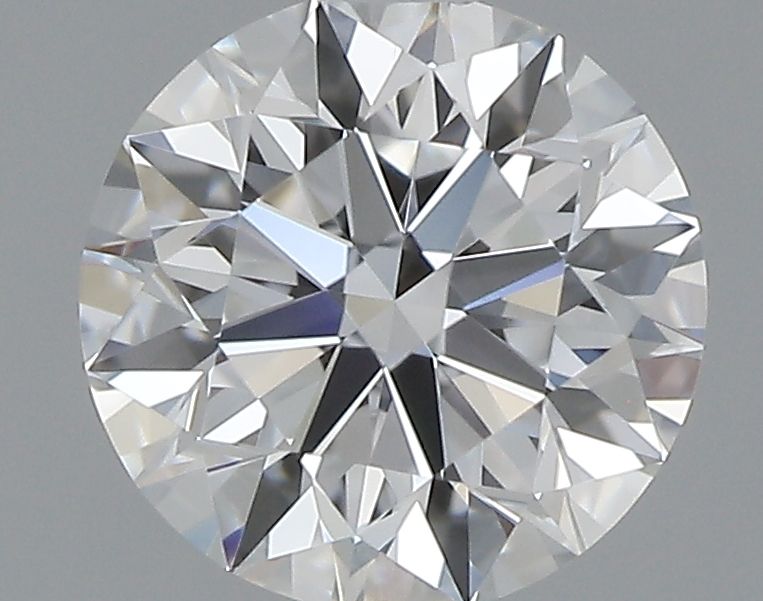 0.6 Carat Round Natural Diamond with  Cut Diamond in 14KT  view 1
