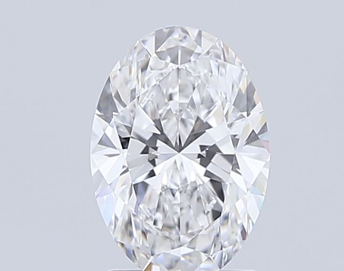 2.03 Carat Oval Lab Diamond with  Cut Diamond in 14KT  view 1
