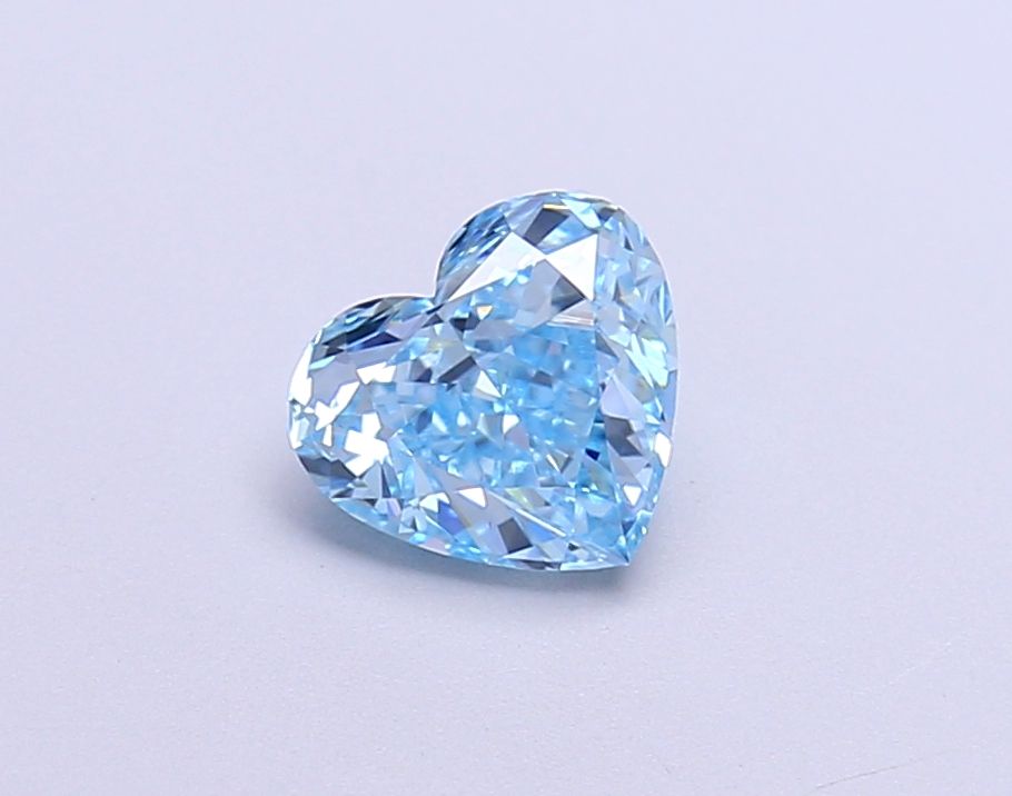 0.94 Carat Heart Lab Diamond with  Cut Diamond in 14KT  view 1
