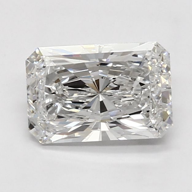 1.5 Carat Radiant Lab Diamond with  Cut Diamond in 14KT  view 1
