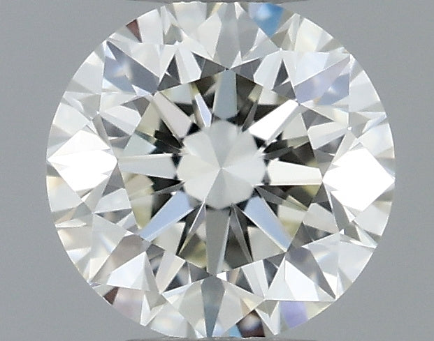 0.3 Carat Round Natural Diamond with  Cut Diamond in 14KT  view 1

