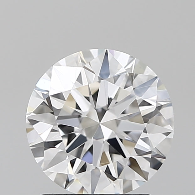 1.59 Carat Round Lab Diamond with  Cut Diamond in 14KT  view 1
