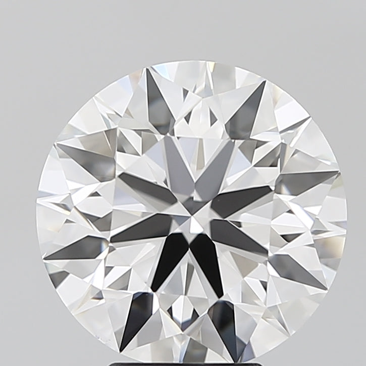 5.02 Carat Round Lab Diamond with  Cut Diamond in 14KT  view 1
