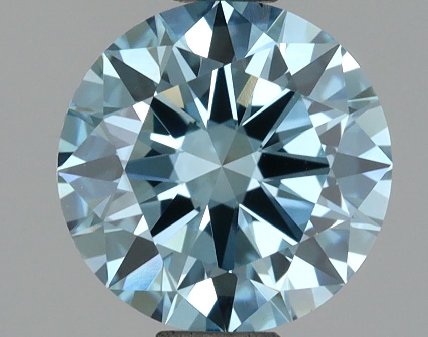 1.5 Carat Round Lab Diamond with  Cut Diamond in 14KT  view 1
