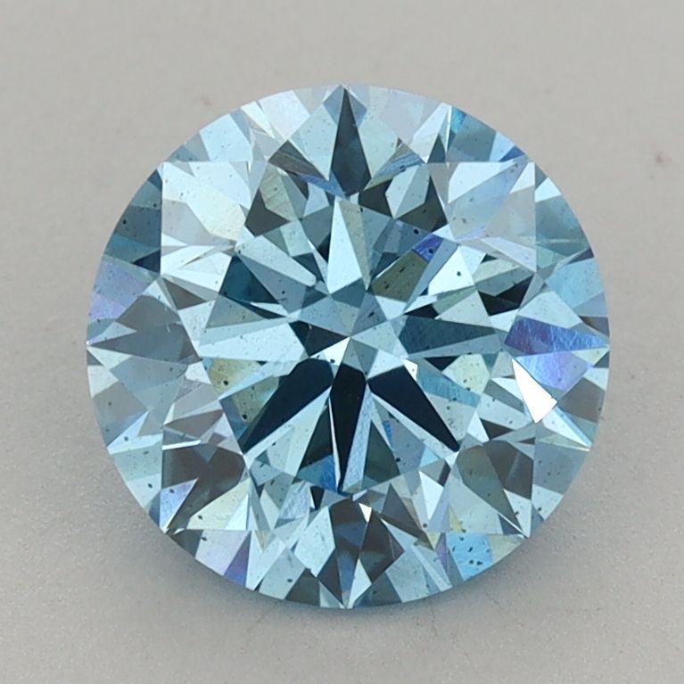 2.12 Carat Round Lab Diamond with  Cut Diamond in 14KT  view 1
