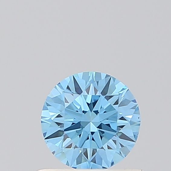 0.5 Carat Round Lab Diamond with  Cut Diamond in 14KT  view 1
