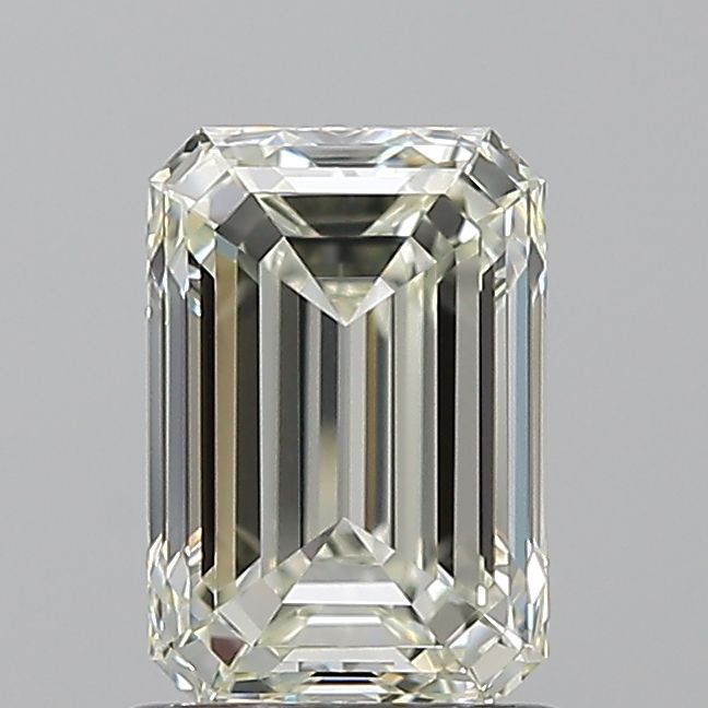 1.2 Carat Emerald Natural Diamond with  Cut Diamond in 14KT  view 1
