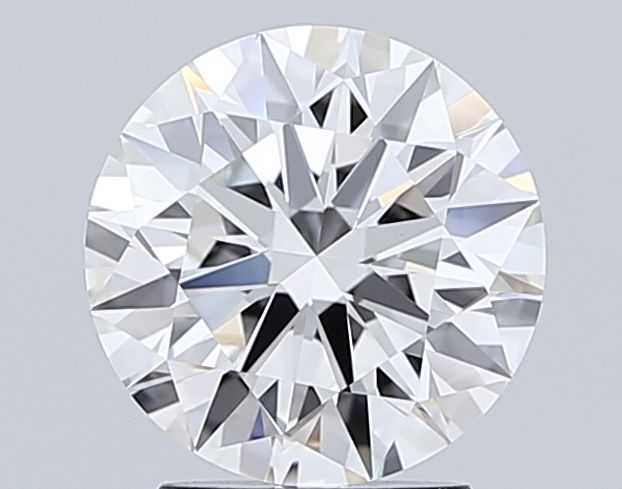 2.5 Carat Round Lab Diamond with  Cut Diamond in 14KT  view 1
