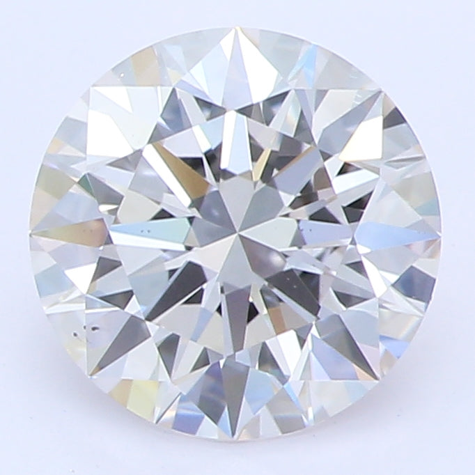 1.13 Carat Round Lab Diamond with  Cut Diamond in 14KT  view 1

