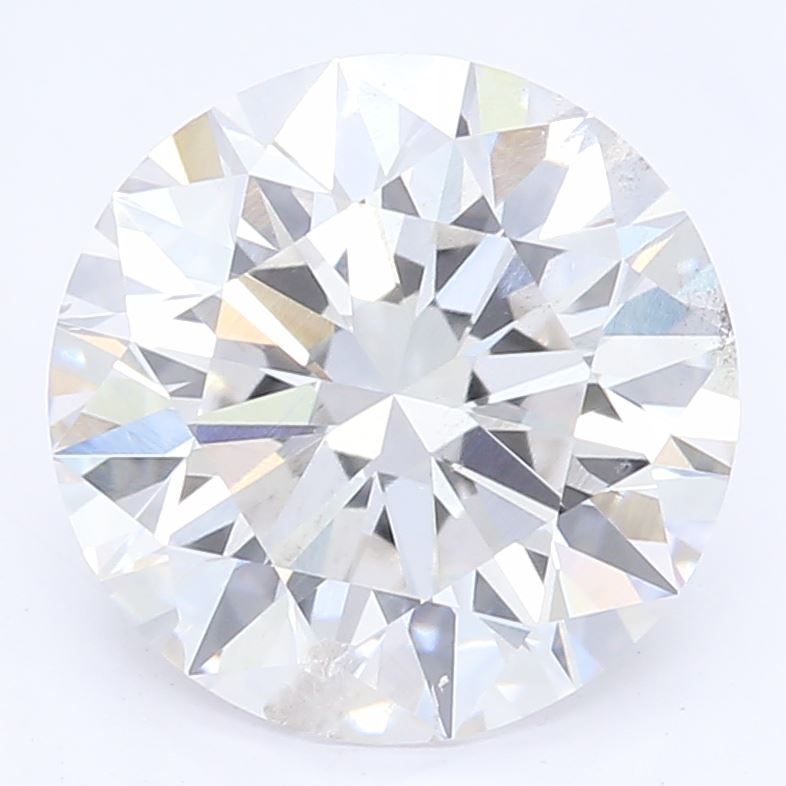 1.6 Carat Round Lab Diamond with  Cut Diamond in 14KT  view 1
