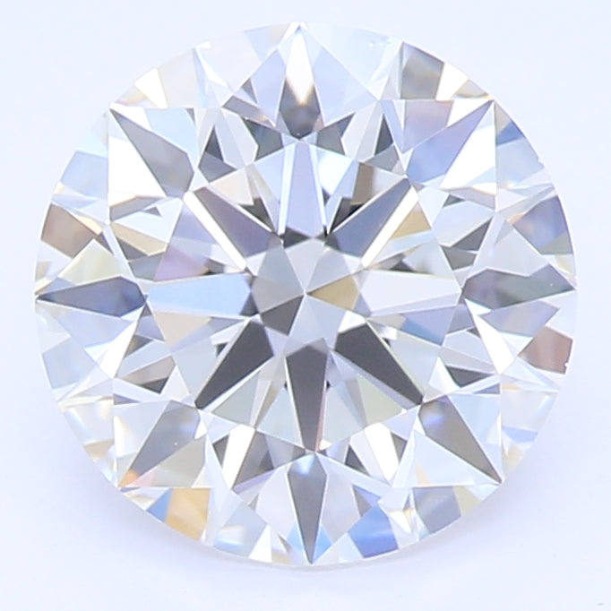 1.27 Carat Round Lab Diamond with  Cut Diamond in 14KT  view 1
