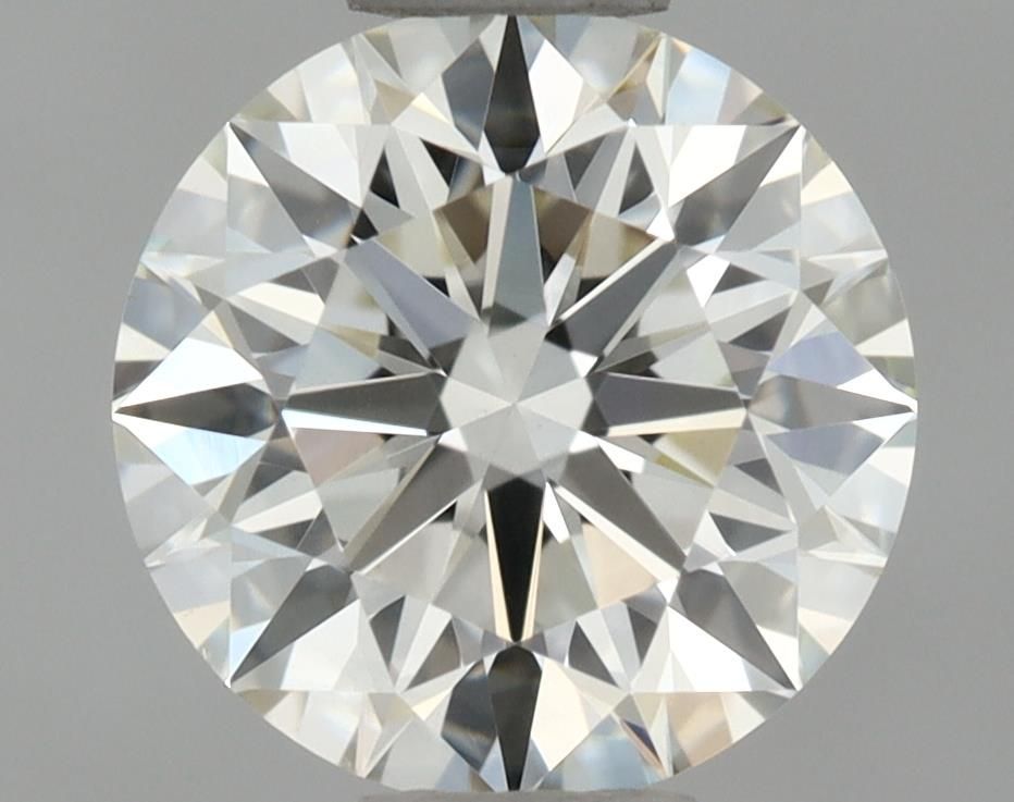 0.58 Carat Round Natural Diamond with  Cut Diamond in 14KT  view 1
