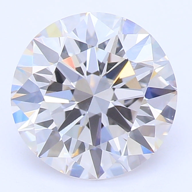 1.1 Carat Round Lab Diamond with  Cut Diamond in 14KT  view 1
