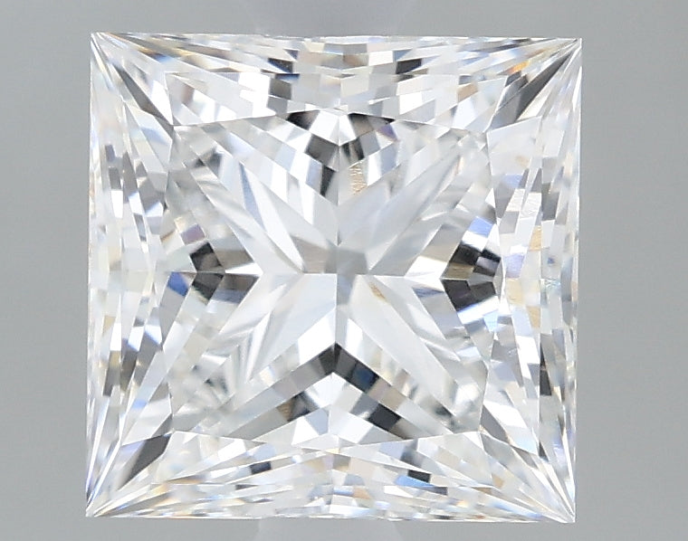 1.8 Carat Princess Lab Diamond with  Cut Diamond in 14KT  view 1
