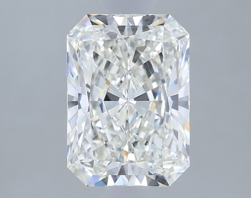 1.39 Carat Radiant Lab Diamond with  Cut Diamond in 14KT  view 1

