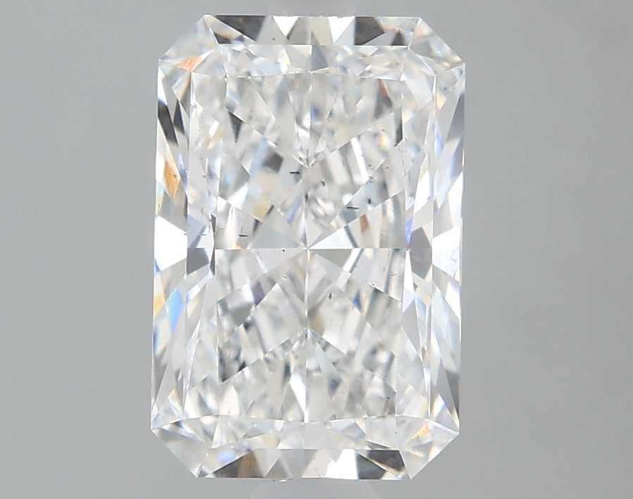 1.48 Carat Radiant Lab Diamond with  Cut Diamond in 14KT  view 1
