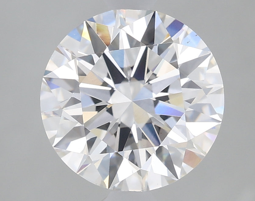 2.01 Carat Round Lab Diamond with  Cut Diamond in 14KT  view 1
