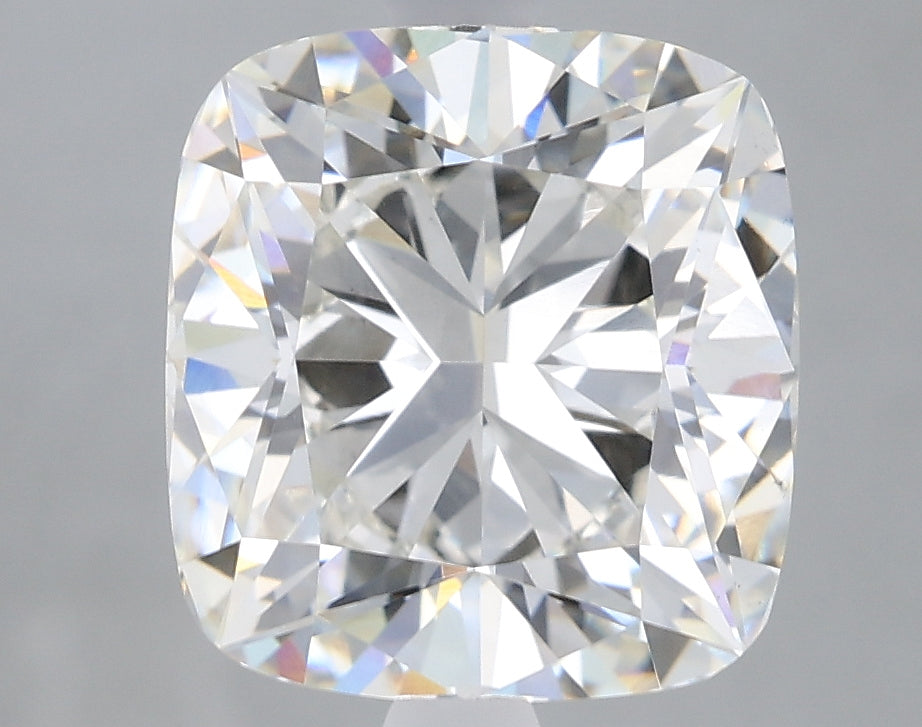 3.13 Carat Cushion Lab Diamond with  Cut Diamond in 14KT  view 1
