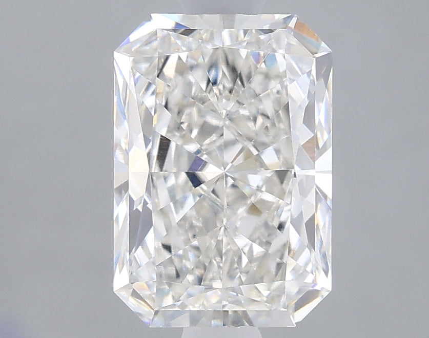 1.42 Carat Radiant Lab Diamond with  Cut Diamond in 14KT  view 1
