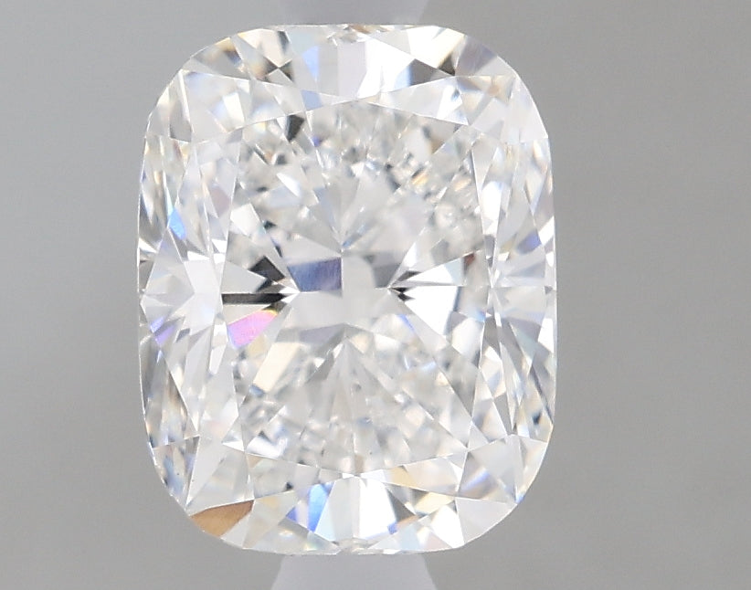 1.46 Carat Cushion Lab Diamond with  Cut Diamond in 14KT  view 1
