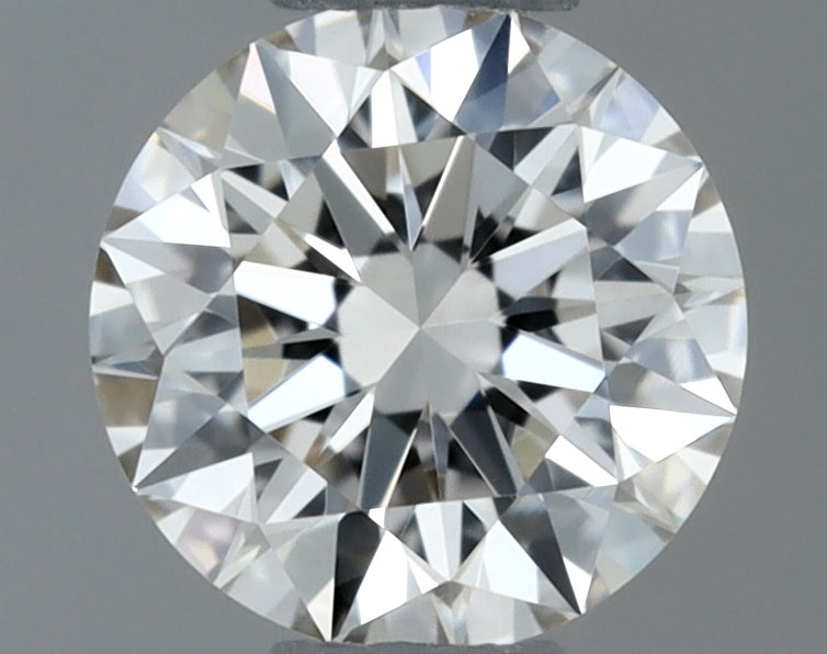 0.3 Carat Round Natural Diamond with  Cut Diamond in 14KT  view 1
