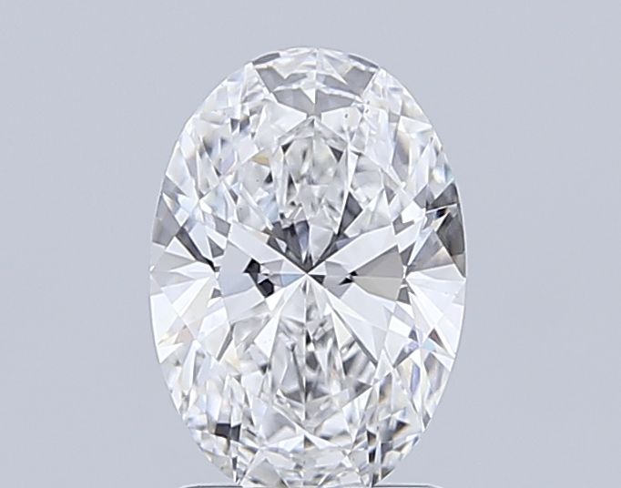 1.54 Carat Oval Lab Diamond with  Cut Diamond in 14KT  view 1
