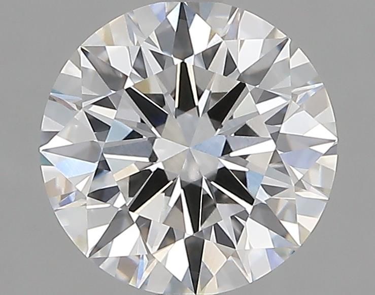 2.2 Carat Round Lab Diamond with  Cut Diamond in 14KT  view 1
