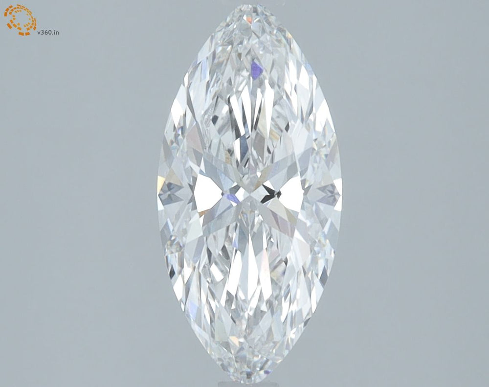 1.59 Carat Marquise Lab Diamond with  Cut Diamond in 14KT  view 1
