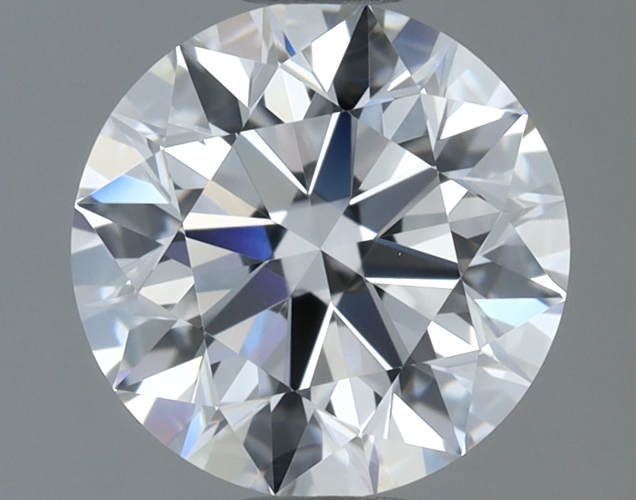 1.32 Carat Round Natural Diamond with  Cut Diamond in 14KT  view 1
