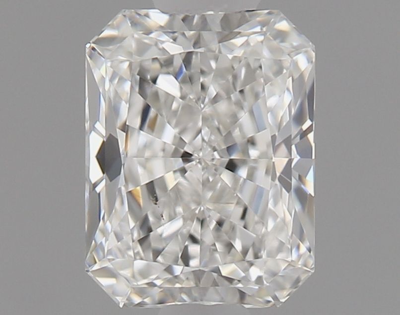 0.6 Carat Radiant Natural Diamond with  Cut Diamond in 14KT  view 1
