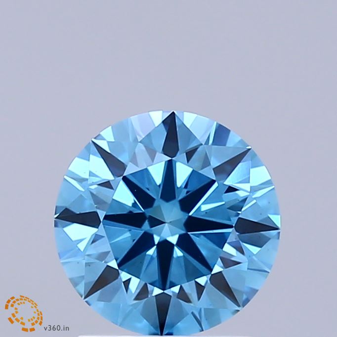 1.55 Carat Round Lab Diamond with  Cut Diamond in 14KT  view 1
